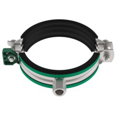 Product image of a pipe hanger from the series Pipe hanger-EPDM-galvanized.